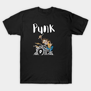 Punk Rock Drummer T-Shirt